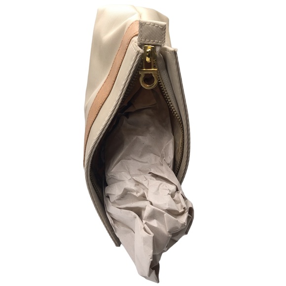 SALVATORE Ferragamo Parfums TAN Canvas TOILETRIES CASE Cosmetics Unisex! - Picture 5 of 9